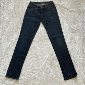 Citizens of humanity stretch low waist skinny leg jeans size 27